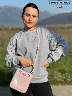 Borse A Tracolla|Borse A Mano>Prada Mini tote con tracolla