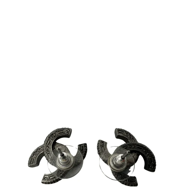 Gioielli>Chanel Orecchini strass neri