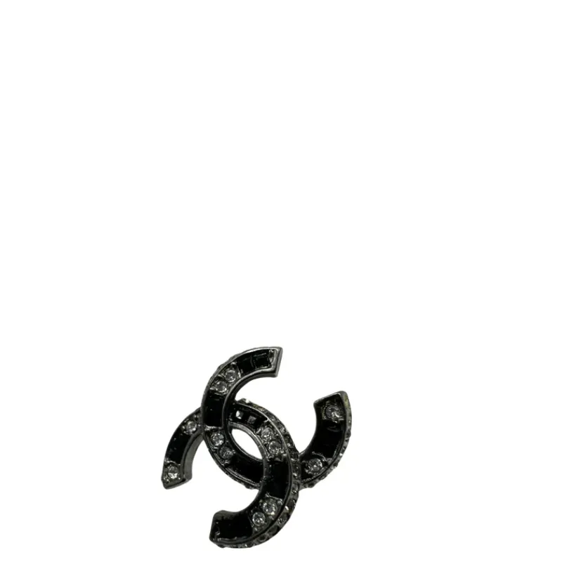 Gioielli>Chanel Orecchini strass neri
