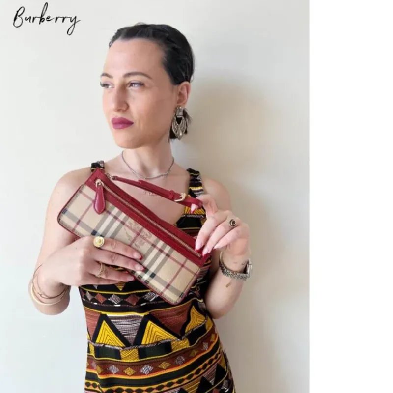 Pochette E Mini Bags>Burberry Pochette tartan