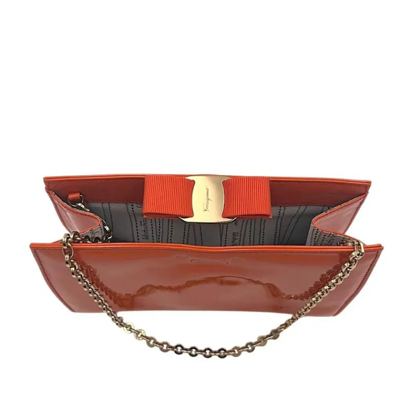 Pochette E Mini Bags|Borse A Spalla>Salvatore Ferragamo Pochette Ferragamo vernis