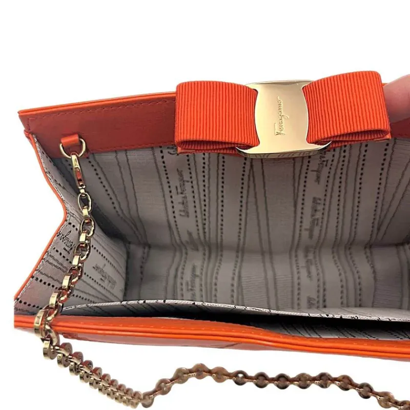 Pochette E Mini Bags|Borse A Spalla>Salvatore Ferragamo Pochette Ferragamo vernis