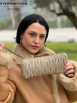 Pochette E Mini Bags|Borse A Mano>Miu Miu Pochette Gaufré