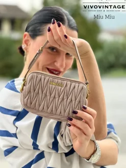 Pochette E Mini Bags|Borse A Mano>Miu Miu Pochette gaufré