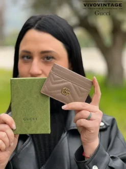 Portafogli>Gucci Portacarte Marmont