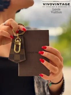 Portachiavi E Charm Per Borse>Louis Vuitton Portachiavi Damier ébène