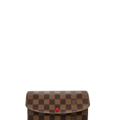 Portafogli>Louis Vuitton Portafoglio Emilie Damier Ébène LV