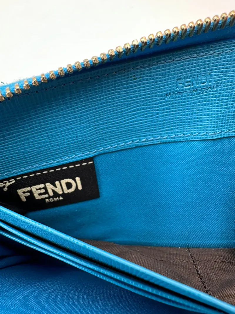 Portafogli>Fendi Portafoglio turchese