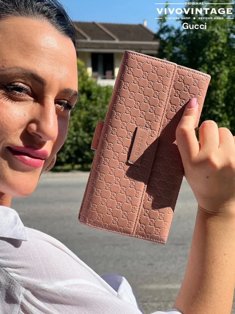 Portafogli>Gucci Portafoglio rosa
