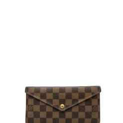 Portafogli>Louis Vuitton Portafoglio Sarah Damier Ébène