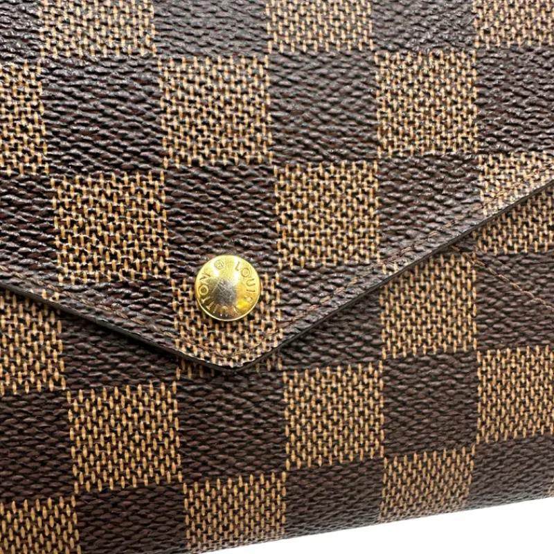 Portafogli>Louis Vuitton Portafoglio Sarah Damier Ébène