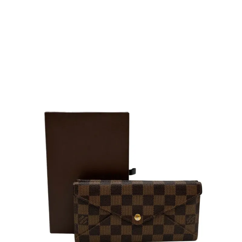Portafogli>Louis Vuitton Portafoglio Sarah Damier Ébène