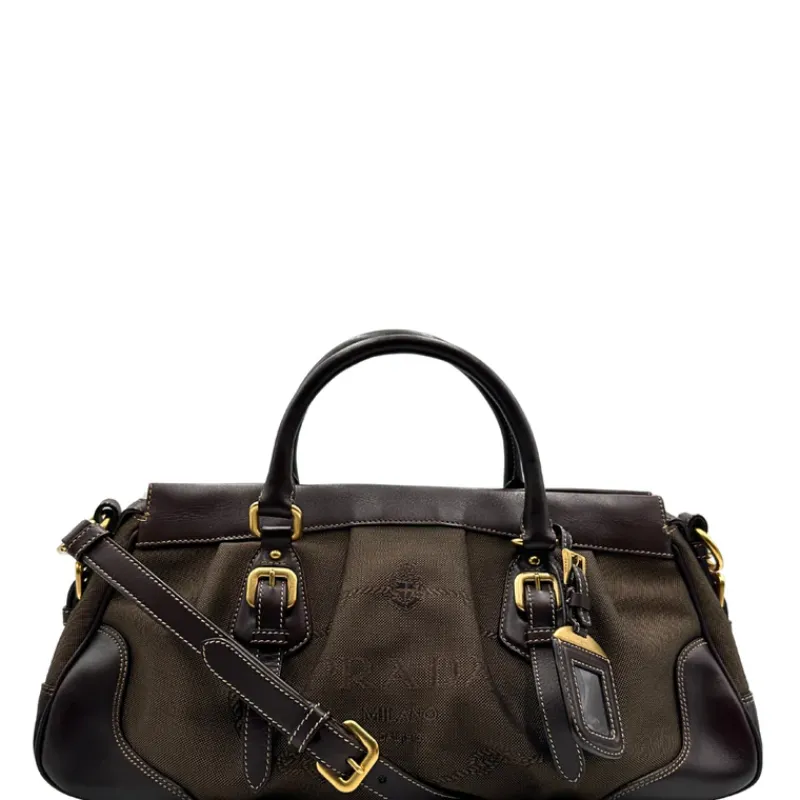 Borse A Tracolla|Borse A Mano>Prada satchel jacquard