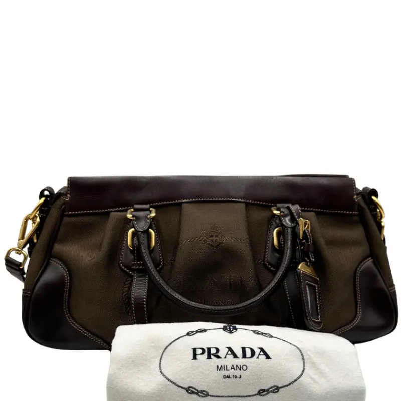 Borse A Tracolla|Borse A Mano>Prada satchel jacquard