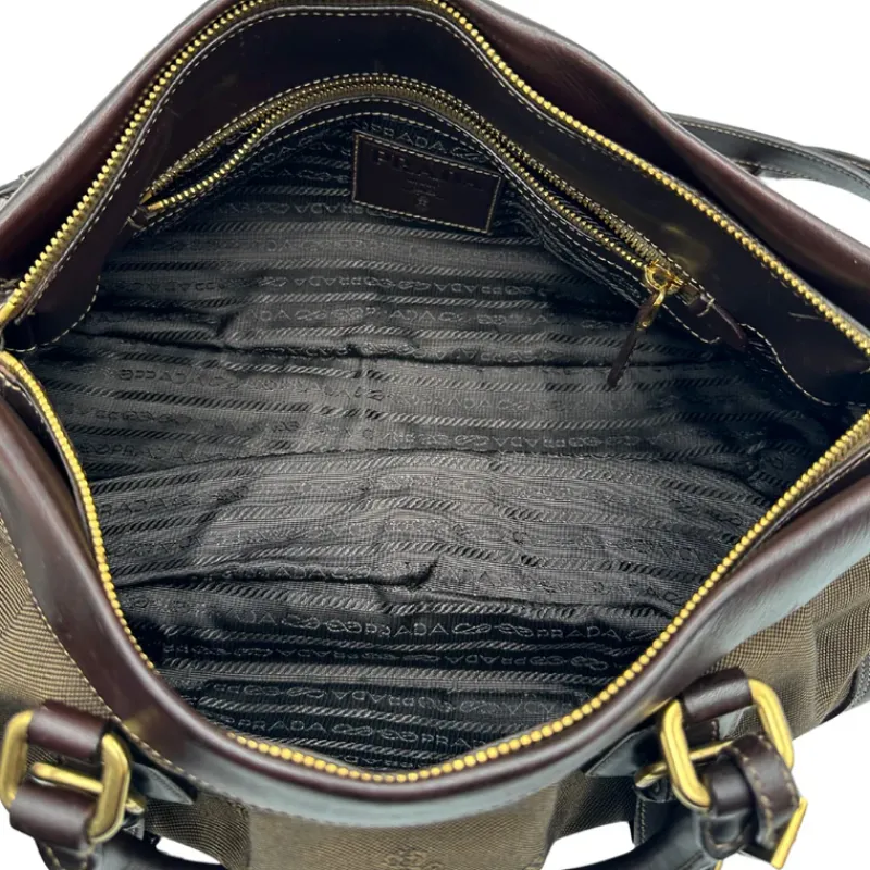 Borse A Tracolla|Borse A Mano>Prada satchel jacquard