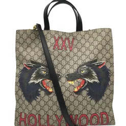 Borse A Tracolla|Borse A Spalla>Gucci Sac Plat lupo