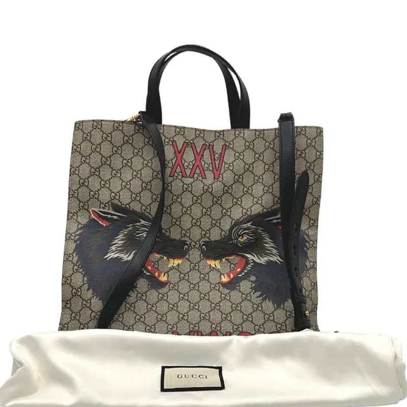 Borse A Tracolla|Borse A Spalla>Gucci Sac Plat lupo