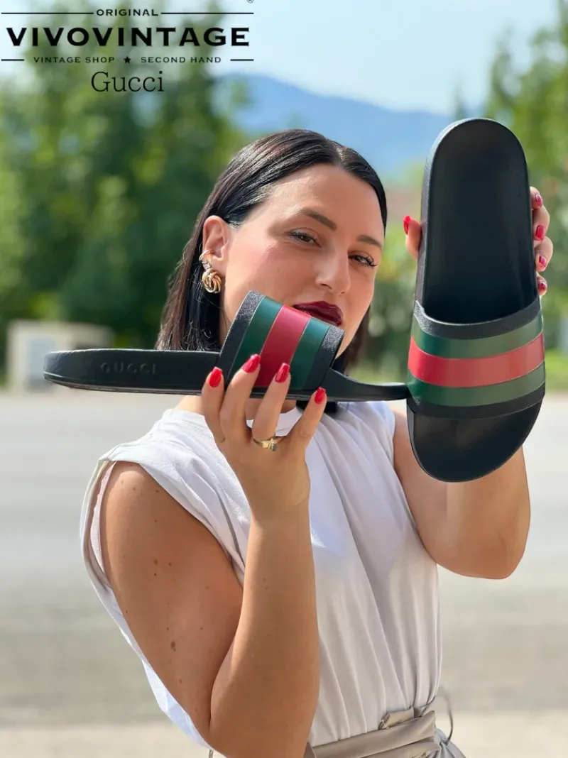Scarpe>Gucci Sandalo slider N.44