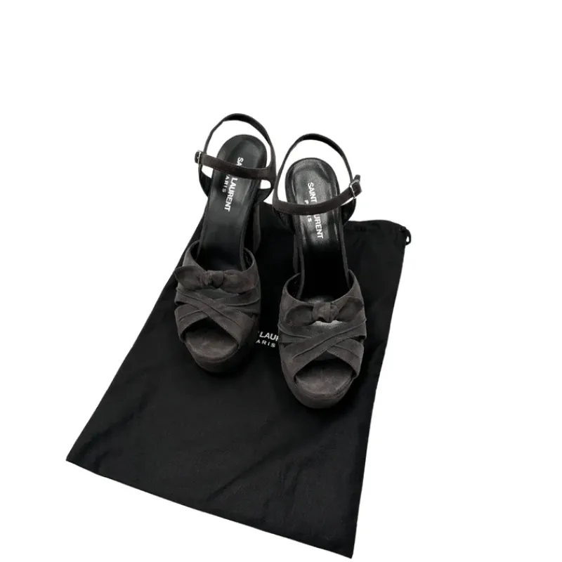 Scarpe>Yves Saint Laurent Sandalo scamosciato 36,5