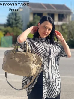 Borse A Tracolla|Borse A Mano>Prada Satchel con tracolla