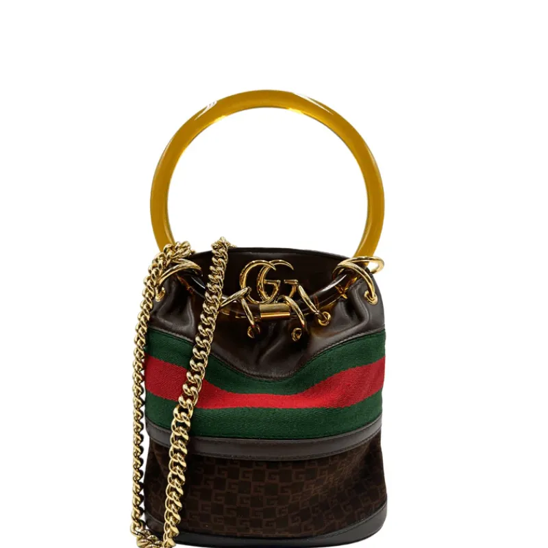 Secchielli|Borse A Tracolla>Gucci Secchiello Marmont Chain Bucket small