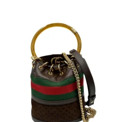 Secchielli|Borse A Tracolla>Gucci Secchiello Marmont Chain Bucket small