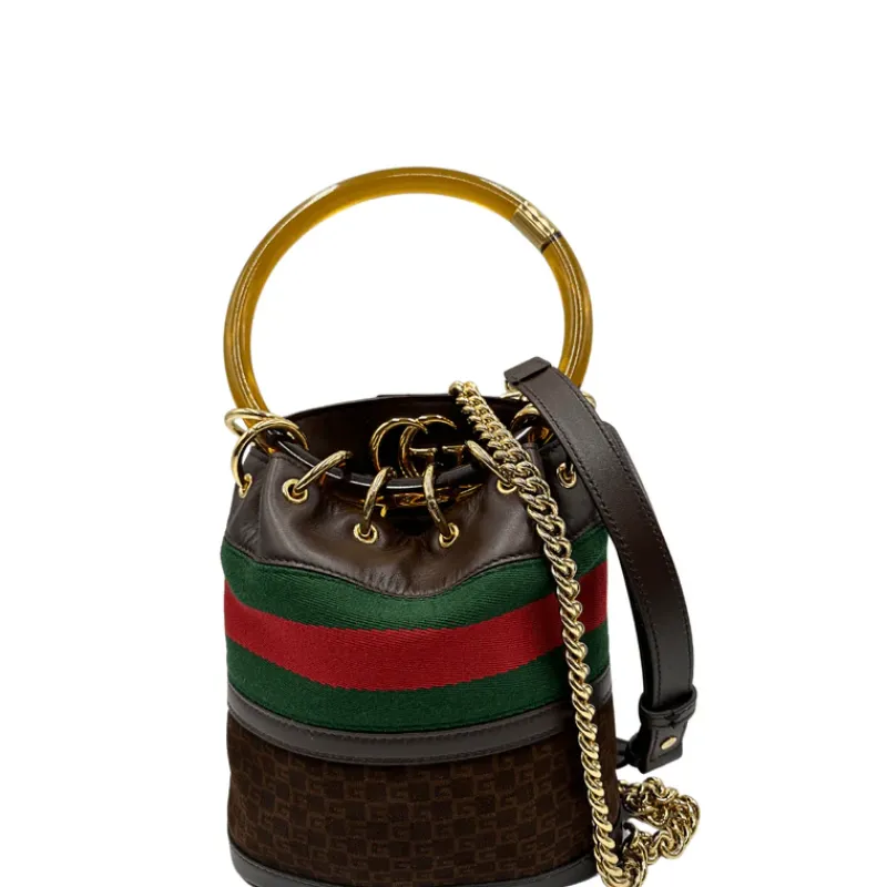 Secchielli|Borse A Tracolla>Gucci Secchiello Marmont Chain Bucket small