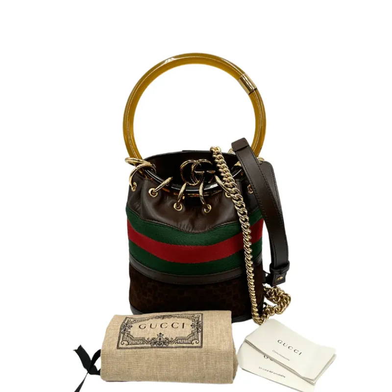 Secchielli|Borse A Tracolla>Gucci Secchiello Marmont Chain Bucket small