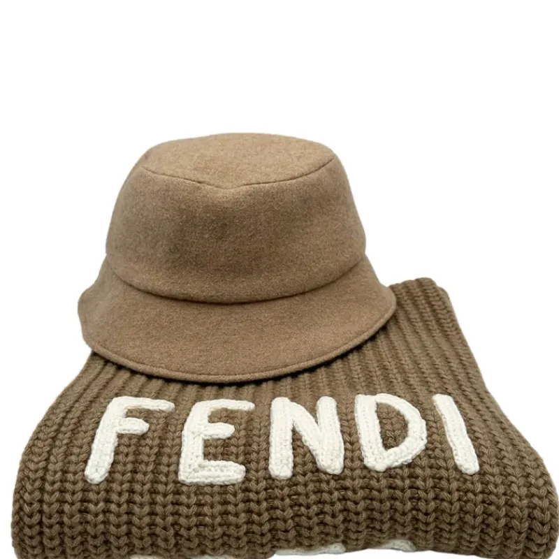 Cappelli|Foulard, Sciarpe E Bandeau>Fendi Set cappello e sciarpa