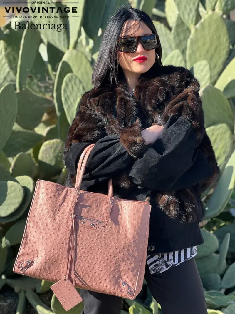 Borse A Spalla>Balenciaga Shopper Papier