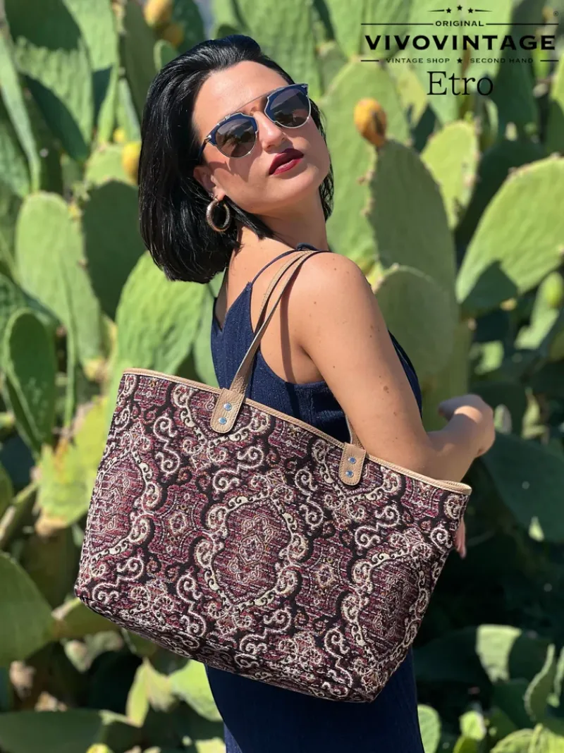 Borse A Spalla>Etro Shopper double face