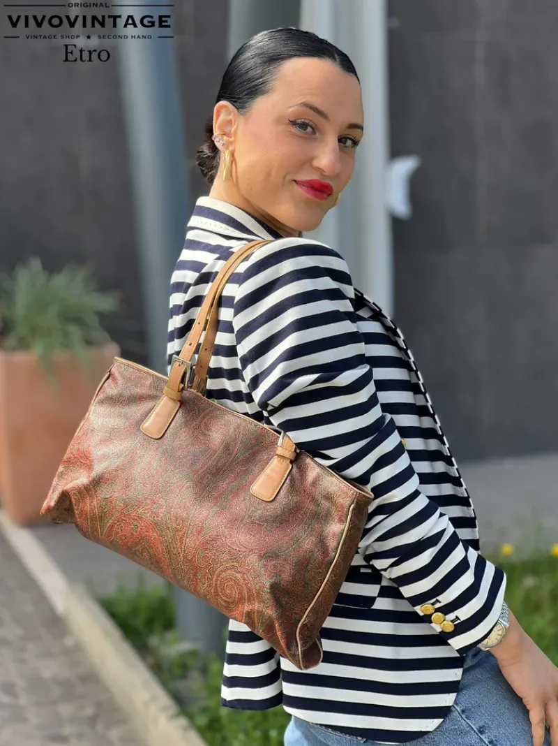 Borse A Spalla>Etro Shopper Paisley