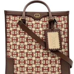 Borse A Tracolla|Borse A Mano>Gucci Shopping Jacquard Morsetto