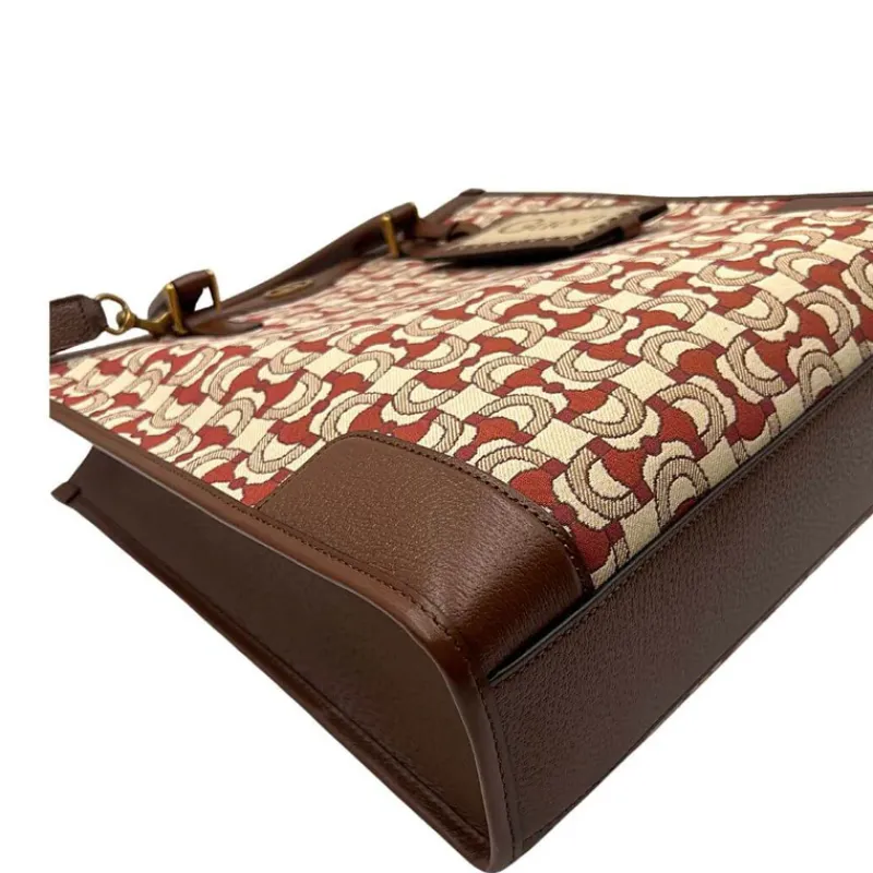 Borse A Tracolla|Borse A Mano>Gucci Shopping Jacquard Morsetto
