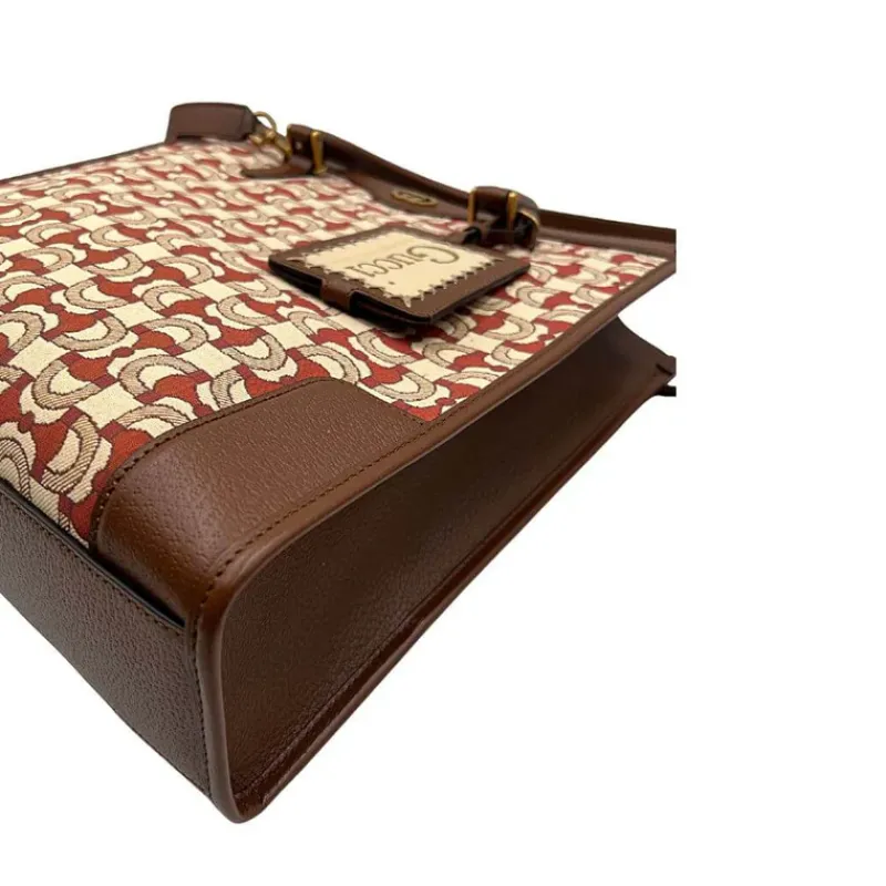 Borse A Tracolla|Borse A Mano>Gucci Shopping Jacquard Morsetto