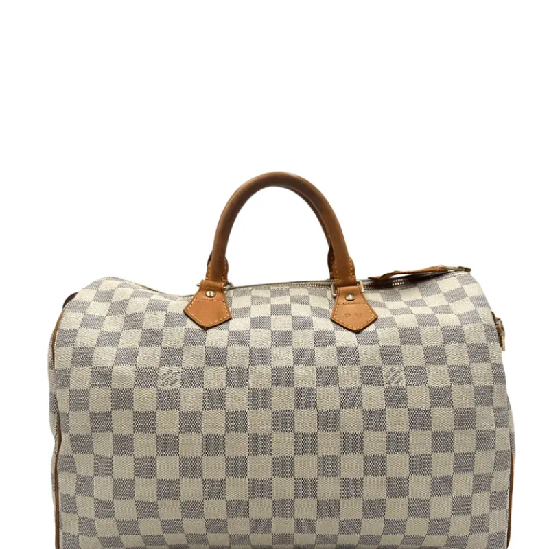 Bauletti|Borse A Mano>Louis Vuitton Speedy 35 Damier Azur