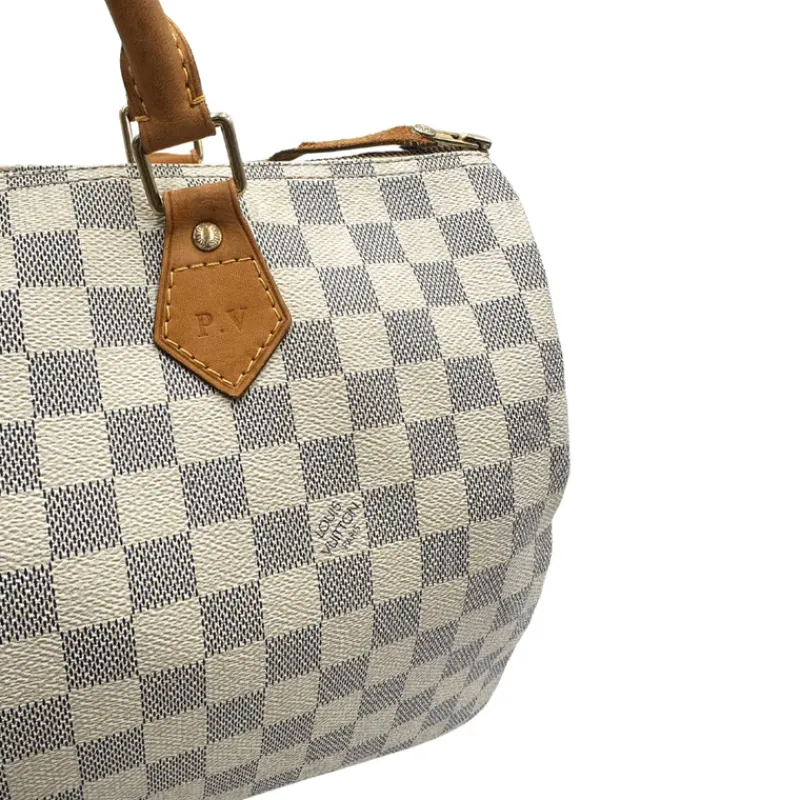 Bauletti|Borse A Mano>Louis Vuitton Speedy 35 Damier Azur