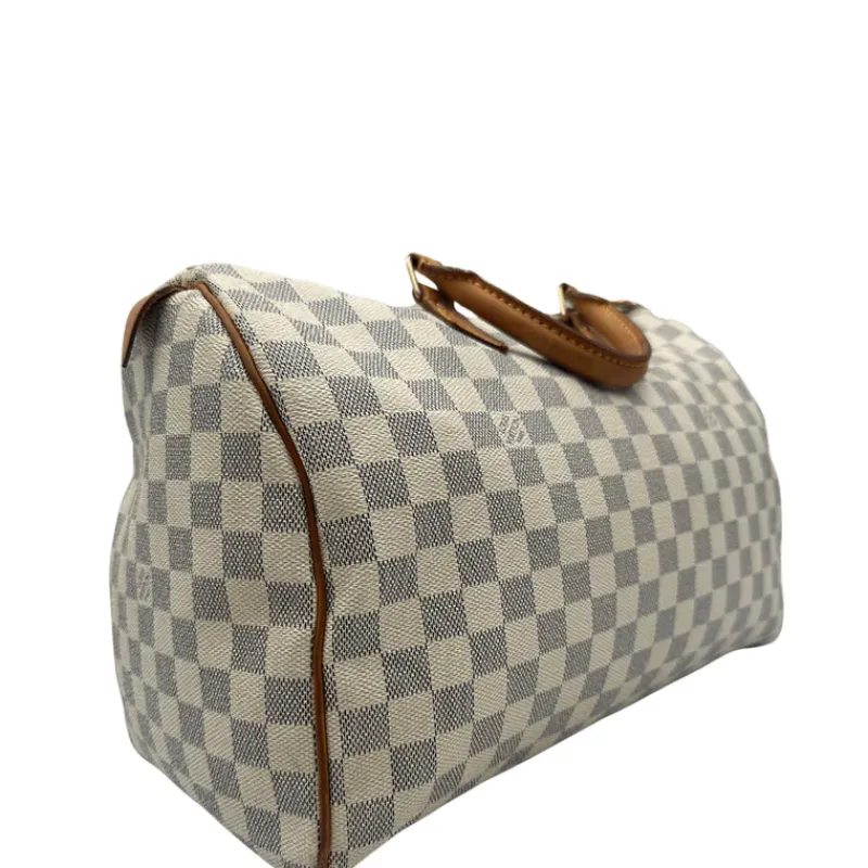 Bauletti|Borse A Mano>Louis Vuitton Speedy 35 Damier Azur