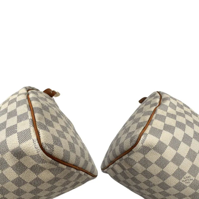 Bauletti|Borse A Mano>Louis Vuitton Speedy 35 Damier Azur