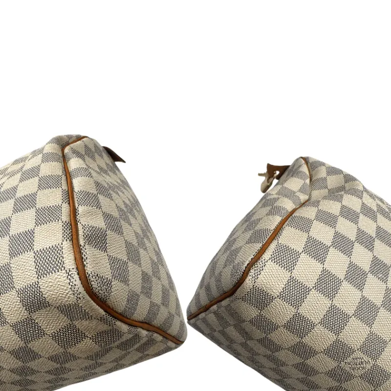 Bauletti|Borse A Mano>Louis Vuitton Speedy 35 Damier Azur