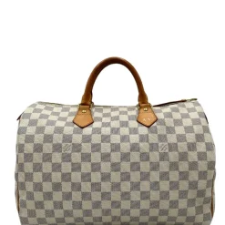 Bauletti|Borse A Mano>Louis Vuitton Speedy 35 Damier Azur personalizzato LV