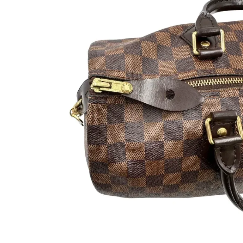 Bauletti|Borse A Mano>Louis Vuitton Speedy 35 Damier Ebène LV personalizzato
