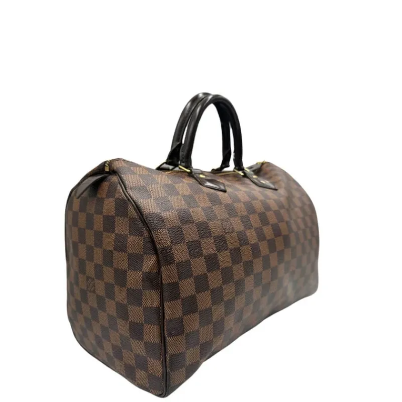 Bauletti|Borse A Mano>Louis Vuitton Speedy 35 Damier Ebène LV personalizzato