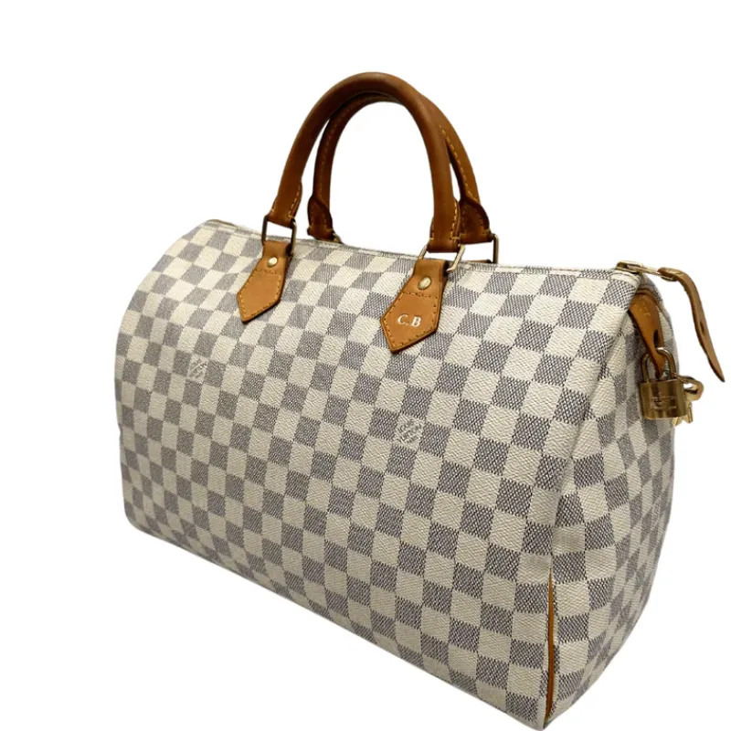Bauletti|Borse A Mano>Louis Vuitton Speedy 35 35 personalizzato C.B.