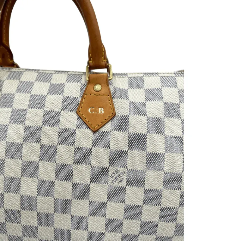Bauletti|Borse A Mano>Louis Vuitton Speedy 35 35 personalizzato C.B.