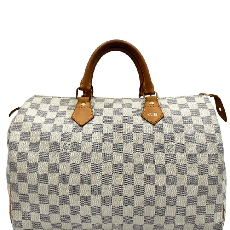 Bauletti|Borse A Mano>Louis Vuitton Speedy 35 35 personalizzato C.B.