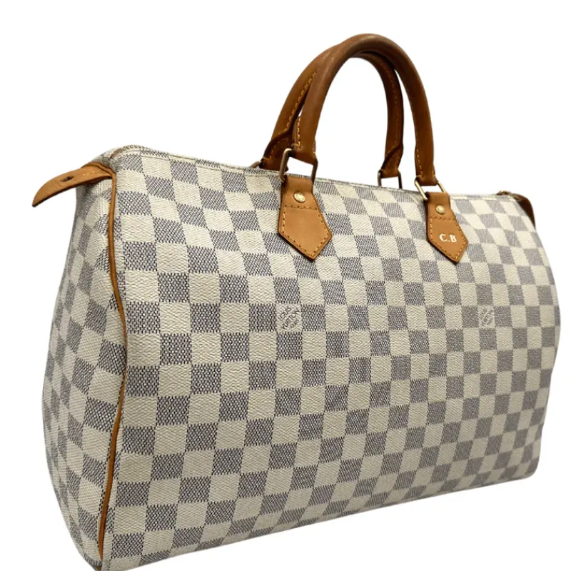 Bauletti|Borse A Mano>Louis Vuitton Speedy 35 35 personalizzato C.B.