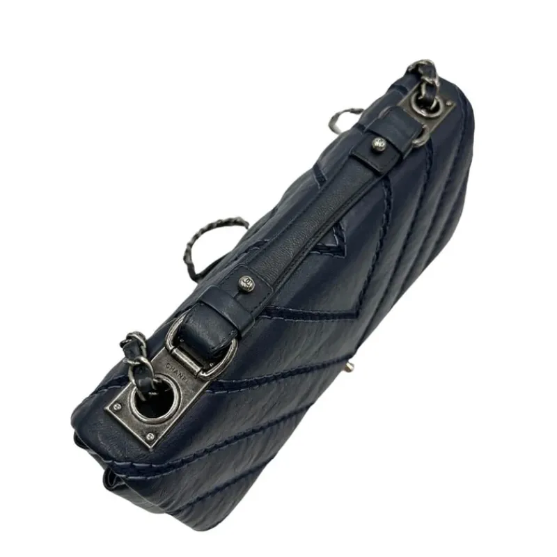 Borse A Tracolla|Borse A Spalla>Chanel Stitched Chevron Calfskin Chain Flap