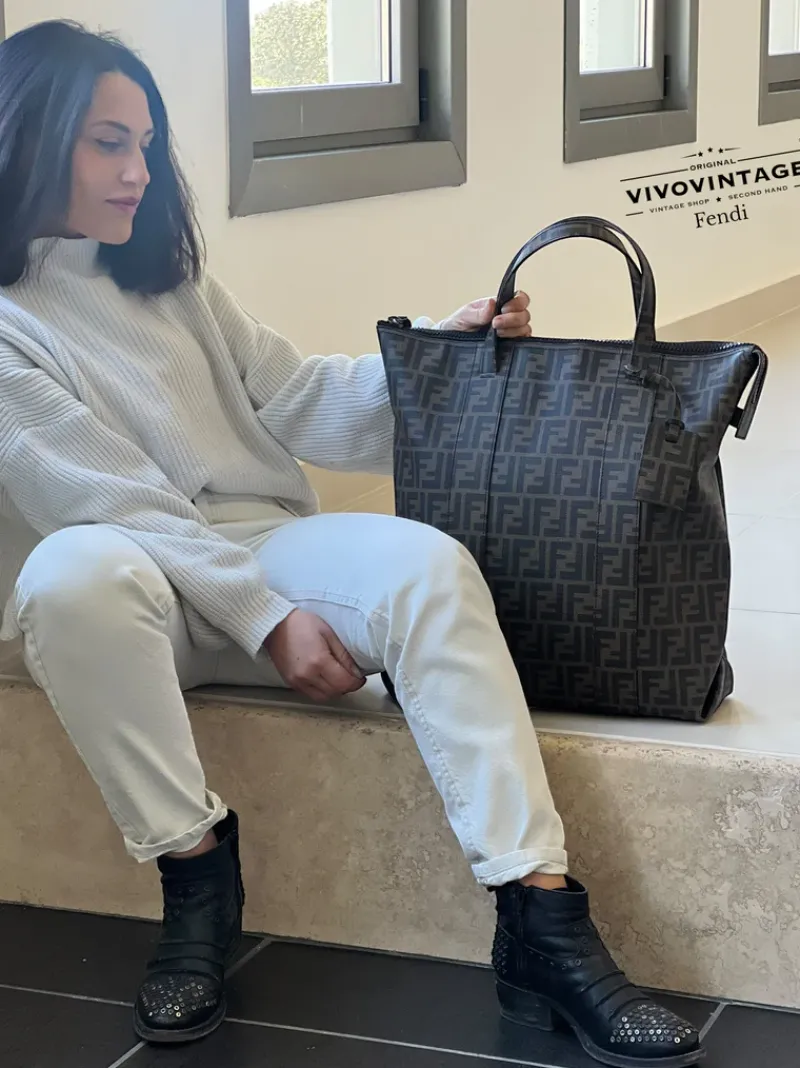 Borse A Mano>Fendi Tote Zucca