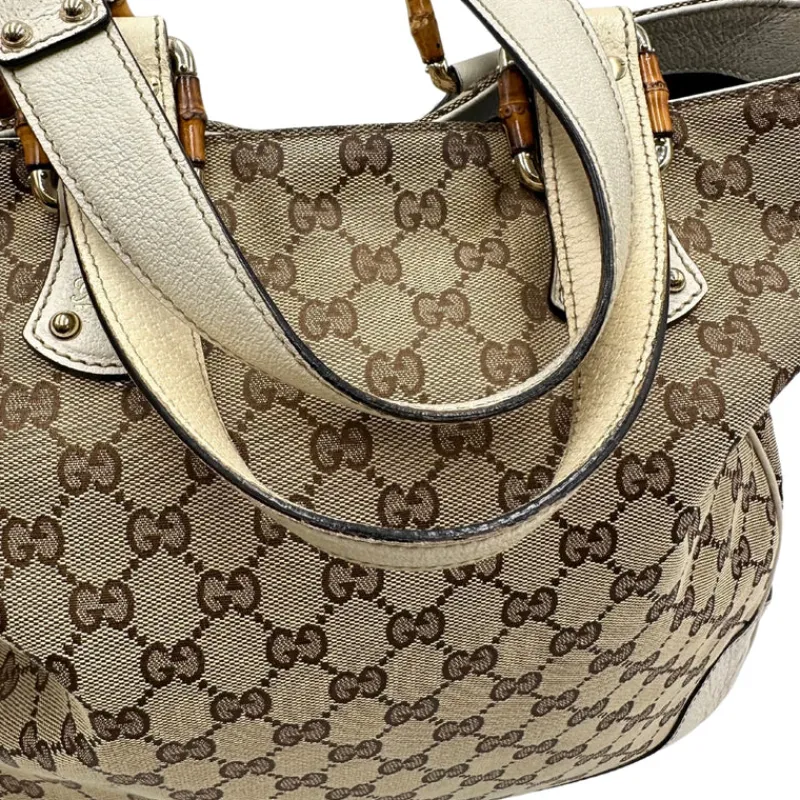 Borse A Spalla>Gucci Tote GG Bamboo